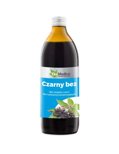 Czarny Bez Sok 500 ml EkaMedica