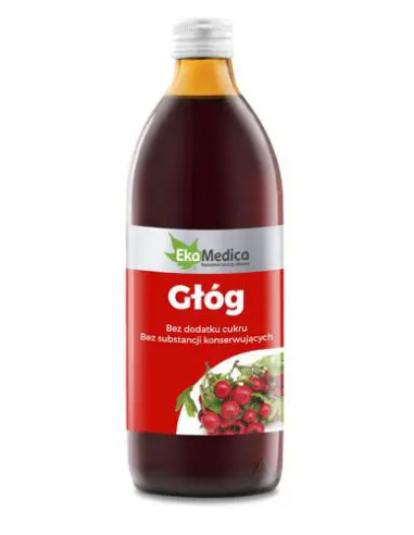 Głóg sok 500 ml ekamedica