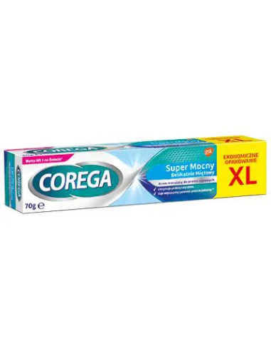 Corega super mocny delikatnie miętowy 70 g