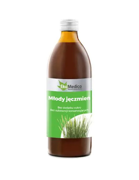 Młody Jęczmień sok 500 ml ekamedica