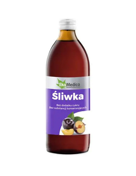 śliwka sok 500 ml ekamedica