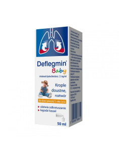Deflegmin krople doustne 75 mg/1 ml 50 ml