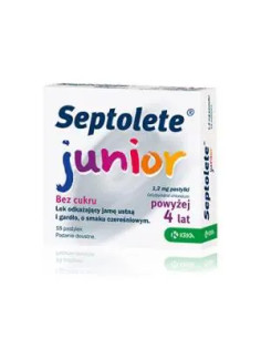 Septolete Junior 18 pastylek do ssania