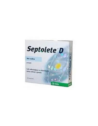 Septolete D 30 pastylek do ssania