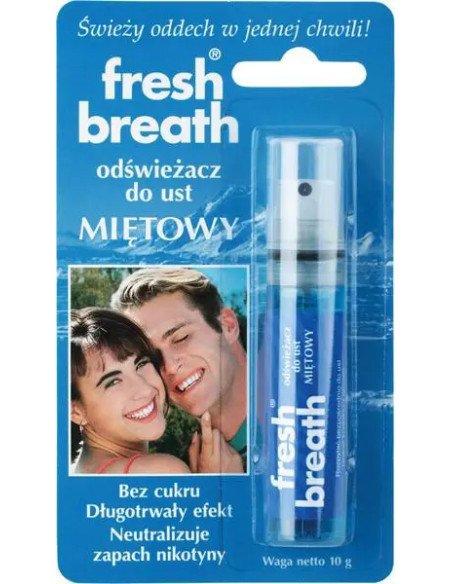 Fresh breath odświeżacz do ust miętowy 10 g