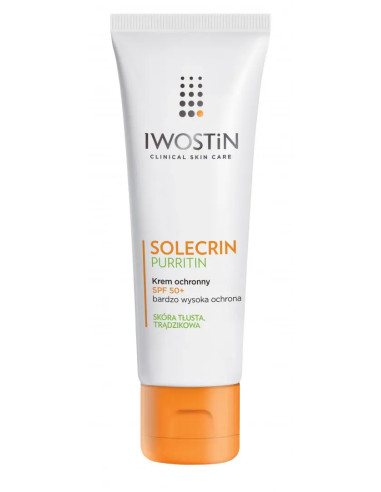 Iwostin solecrin purritin krem ochronny SPF 50+...