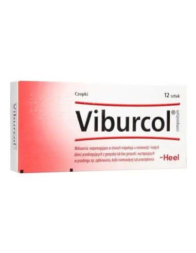 Heel Viburcol Compositum czopki 12 szt.