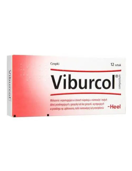 Heel Viburcol Compositum czopki 12 szt.