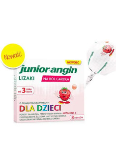 Junior-Angin lizaki 8 szt.