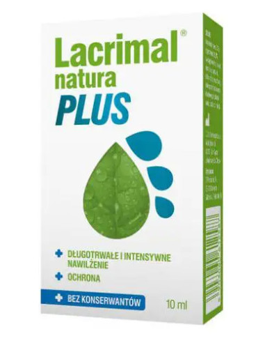 Lacrimal natura Plus krople do oczu 10 ml