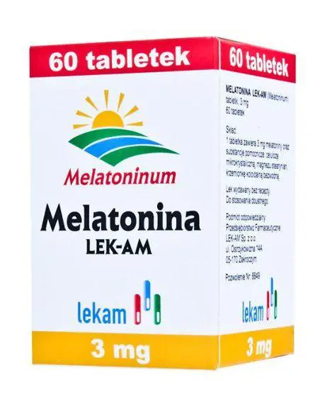 Melatonina Lek-Am 3 mg 60 tabl.