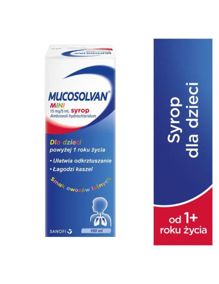 Mucosolvan Mini syrop dla dzieci 100 ml