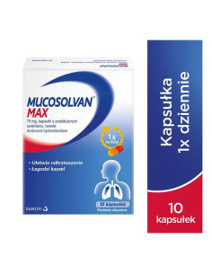 Mucosolvan Max 10 kapsułek