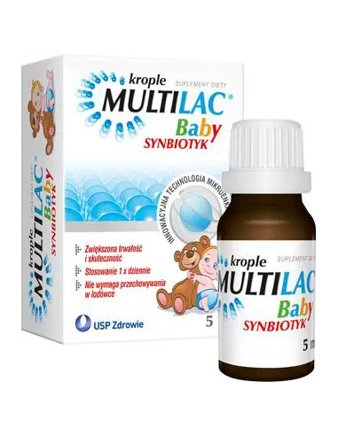 Multilac Baby synbiotyk krople 5 ml