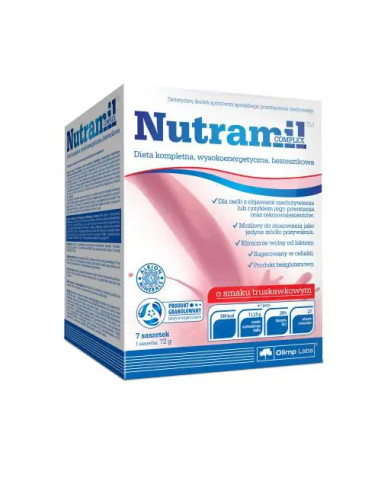 OLIMP Nutramil complex smak truskawkowy 7 sasz.