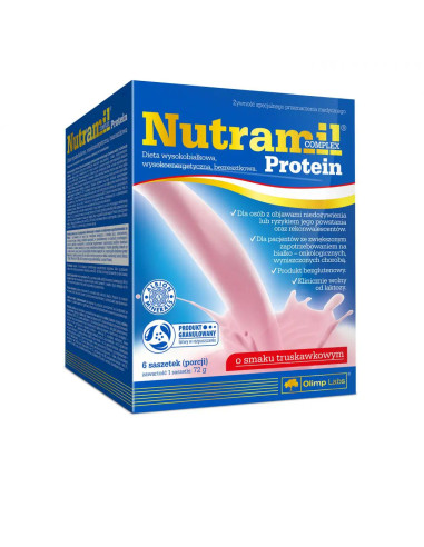 OLIMP Nutramil Complex Protein smak truskawkowy...