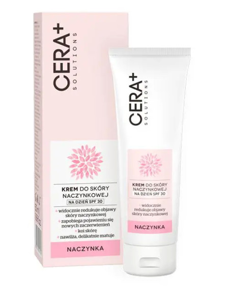 CERA PLUS Solutions krem do skóry naczynkowej na dzień SPF 30 50 ml
