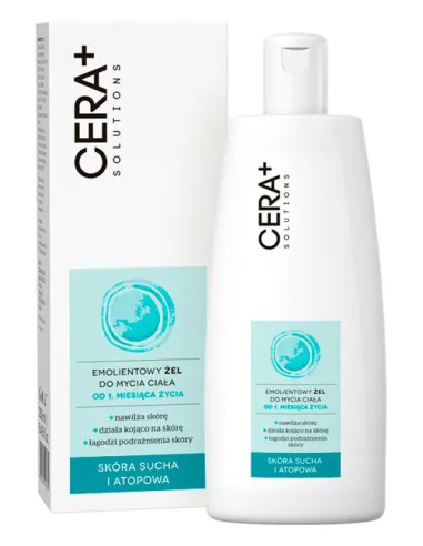 CERA PLUS Solutions Emolientowy żel do mycia...