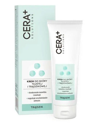 CERA PLUS Solutions krem do skóry tłustej i...