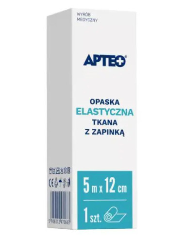 Opaska elastyczna tkana z zapikną 5 m x 12 cm...