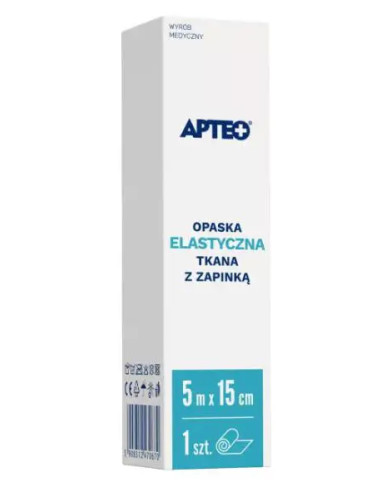 Opaska elastyczna tkana z zapikną 5 m x 15 cm...