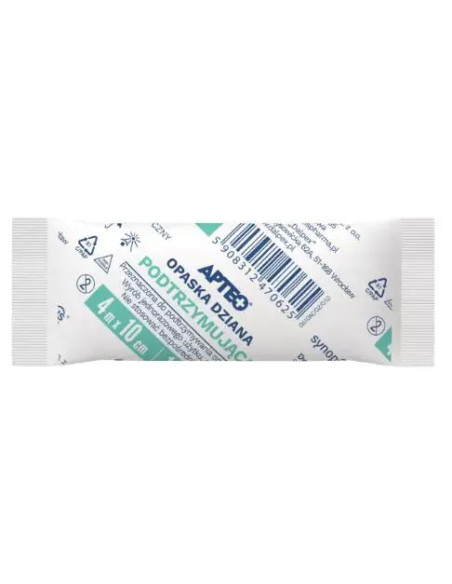 Opaska dziana podtrzymująca 4 m x 10 cm Apteo Care
