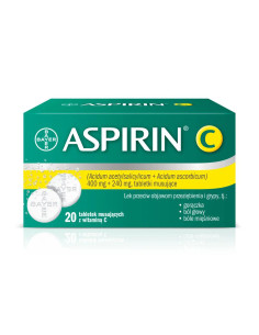 Aspirin C 20 tabl. mus.