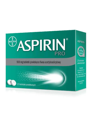 Aspirin Pro 500 mg 20 tabl.