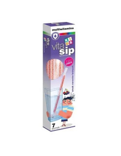 VitaSip Multiwitamina x 7 słomek do picia (smak owoców...