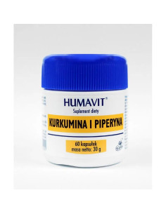 Humavit kurkumina i piperyna 60 kaps.