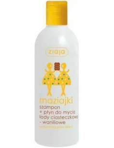 ZIAJA MAZIAJKI SZAMPON + PŁYN DO MYCIA DLA DZIECI LODY...