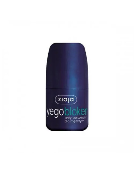 ZIAJA YEGO BLOKER ANTYPERSPIRANT DLA MĘŻCZYZN ROLL-ON 60 ML