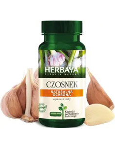 Herbaya Czosnek Naturalna Ochrona 60 kaps.