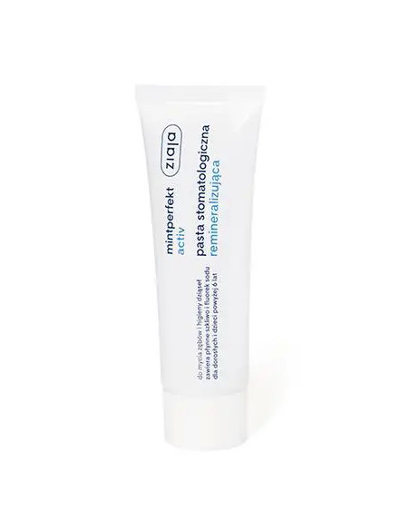 Ziaja mintperfekt activ pasta stomatologiczna remineralizująca 75 ml