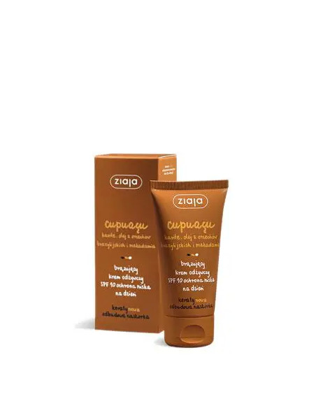Ziaja Cupuacu brązujący krem odżywczy SPF 10 ochrona niska na dzień 50 ml