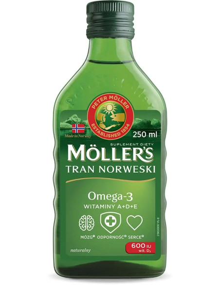 Mollers Tran Norweski naturalny 250 ml