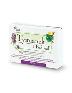 Tymianek i Podbiał Omega Pharma 16 tabl. do ssania