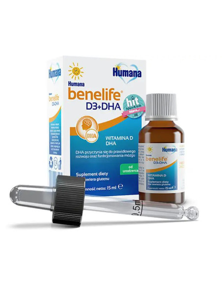 Humana Benelife D3 + DHA 15 ml