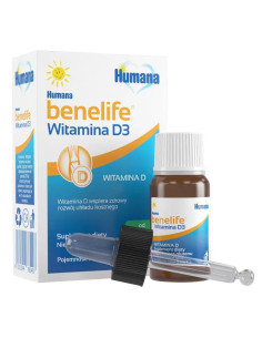 Humana Benelife Witamina D3 400 j.m. 5 ml