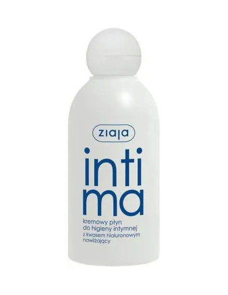 ZIAJA INTIMA KREMOWY PŁYN DO HIGIENY INTYMNEJ Z KWASEM HIALURONOWYM 200 ML