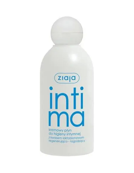 ZIAJA INTIMA KREMOWY PŁYN DO HIGIENY INTYMNEJ Z KWASEM LAKTOBIONOWYM 200 ML