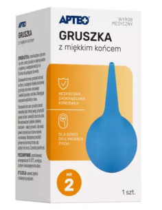 Gruszka z miękkim końcem nr 2 apteo care 1 szt