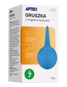 Gruszka z miękkim końcem nr 7 apteo care 1 szt