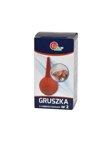 Gruszka z miękkim końcem nr 2 (kej) 1 szt