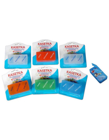 Kasetka dzienna 3 komorowa 1 szt el-comp