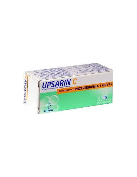 Upsarin C, tabletki musujące 330mg + 200mg - 10 tabl. (DLF)