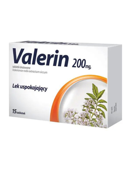 Valerin 200 mg 15 tabletek