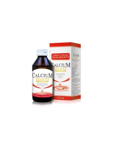 Calcium Hasco truskawkowe 150 ml