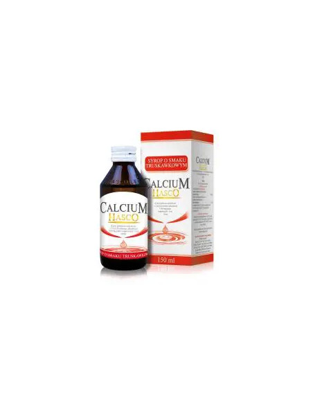 Calcium Hasco truskawkowe 150 ml