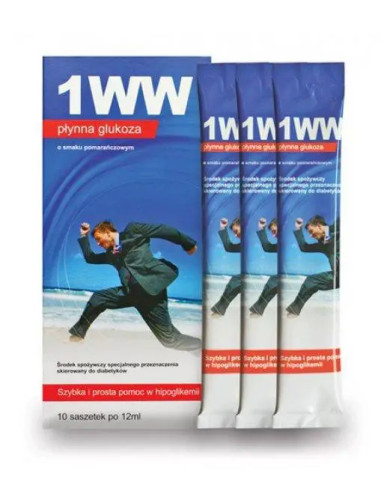 Płynna Glukoza 1ww o smaku pomarańczowym 10...